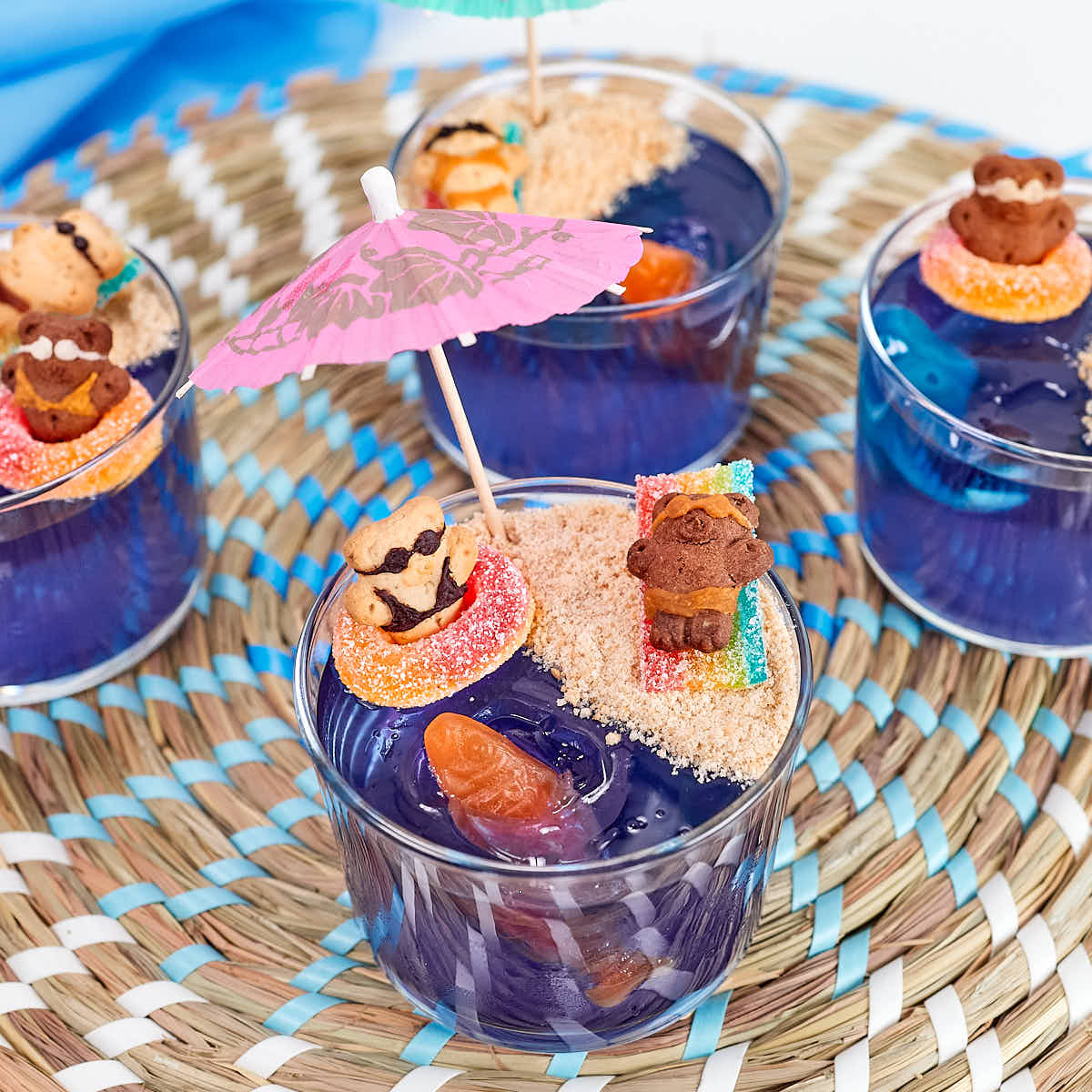 Sweet Sea Man Jellyfish Jell-O Cups