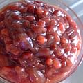 red bean paste