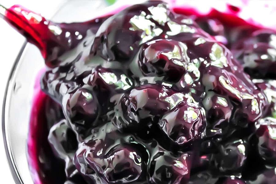 berry compote dessert topping