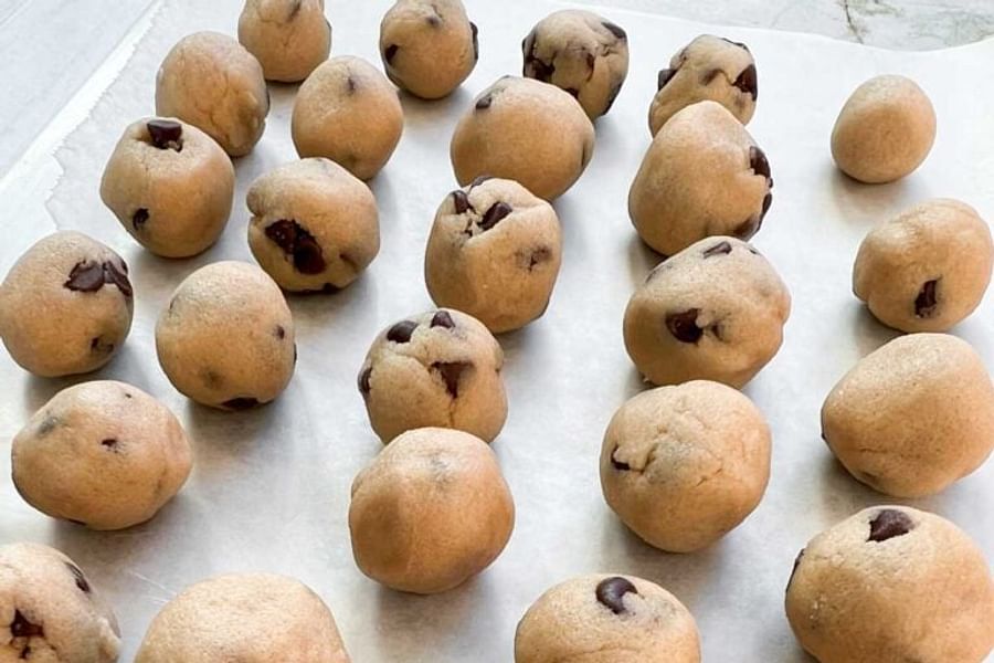 cookie dough dessert topping