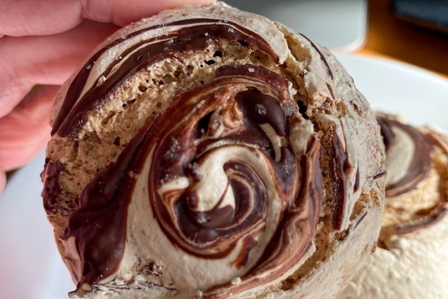 espresso swirl dessert
