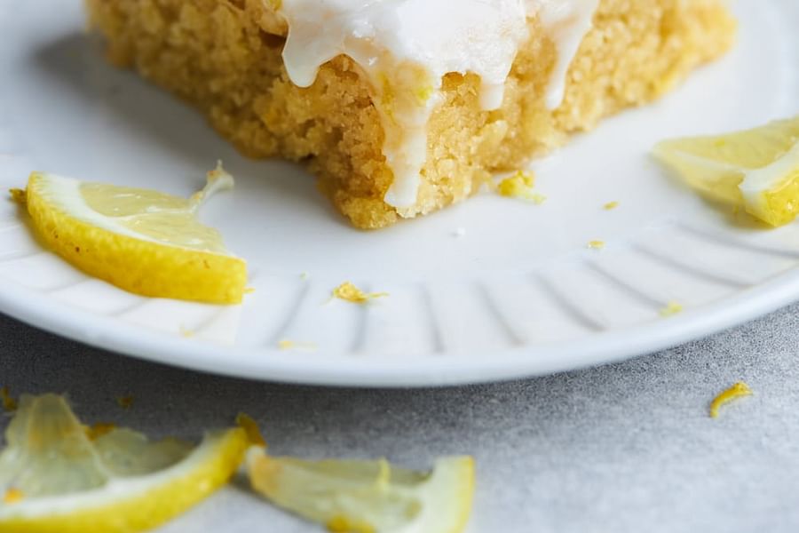 Lemon Glazed Blondies