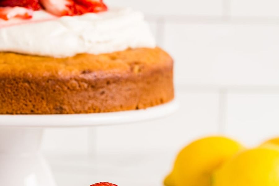 lemon zest dessert topping