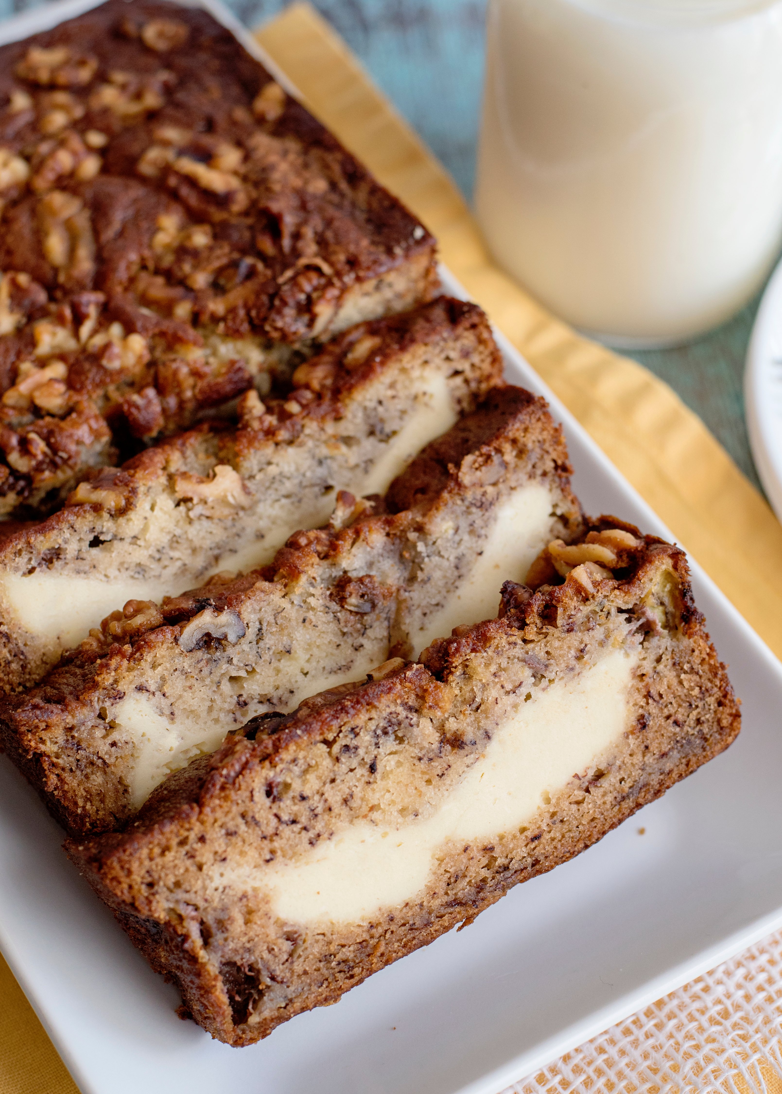 Banana Bread with Cream Cheese