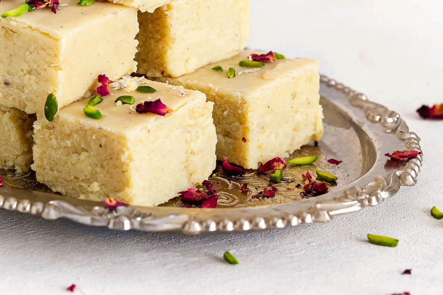 Barfi Indian dessert