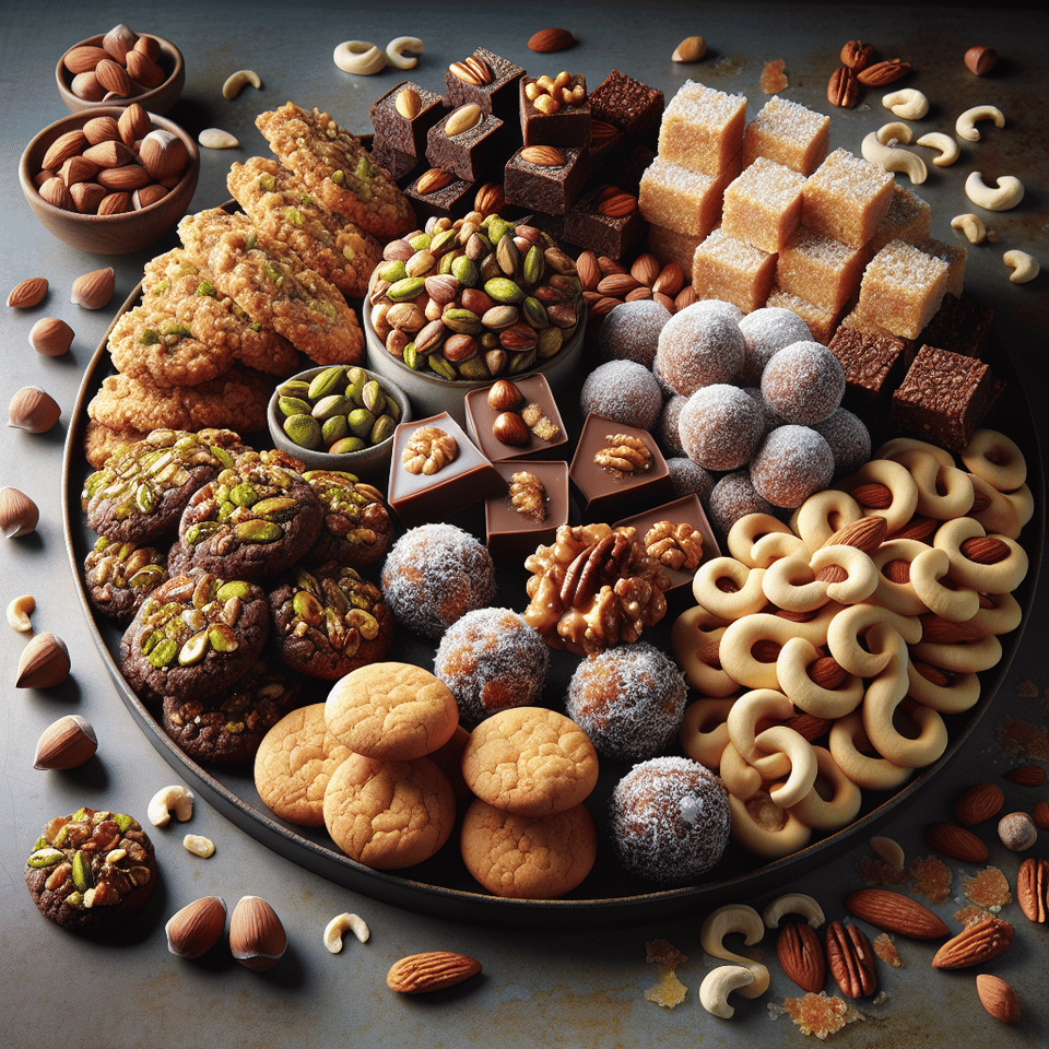Crunch and Munch: Crafting the Perfect Nutty Dessert Platter with Pistachios and More