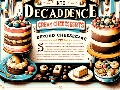 Dive into Decadence: Exploring Cream Cheese Desserts Beyond Cheesecake