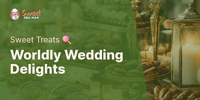 Worldly Wedding Delights - Sweet Treats 🍭