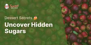 Uncover Hidden Sugars - Dessert Secrets 🍰