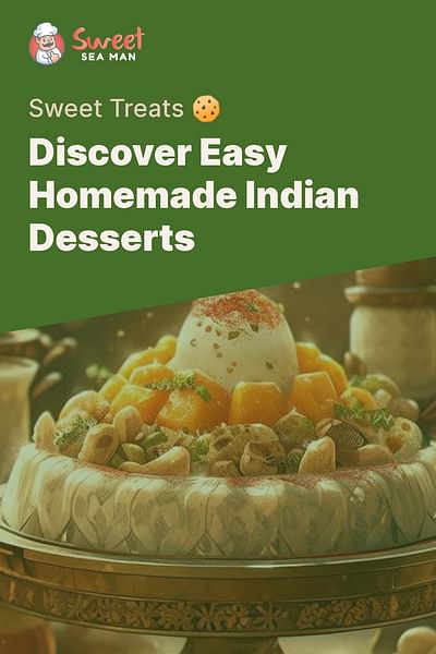 Discover Easy Homemade Indian Desserts - Sweet Treats 🍪