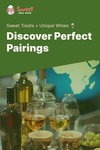 Discover Perfect Pairings - Sweet Treats + Unique Wines 🍷