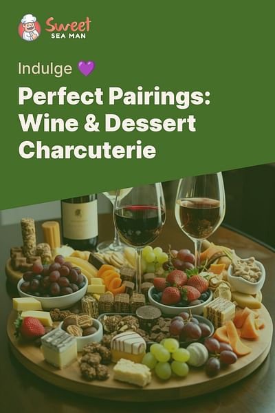 Perfect Pairings: Wine & Dessert Charcuterie - Indulge 💜