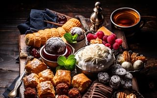 What are some traditional Greek desserts suitable for a dessert charcuterie board?