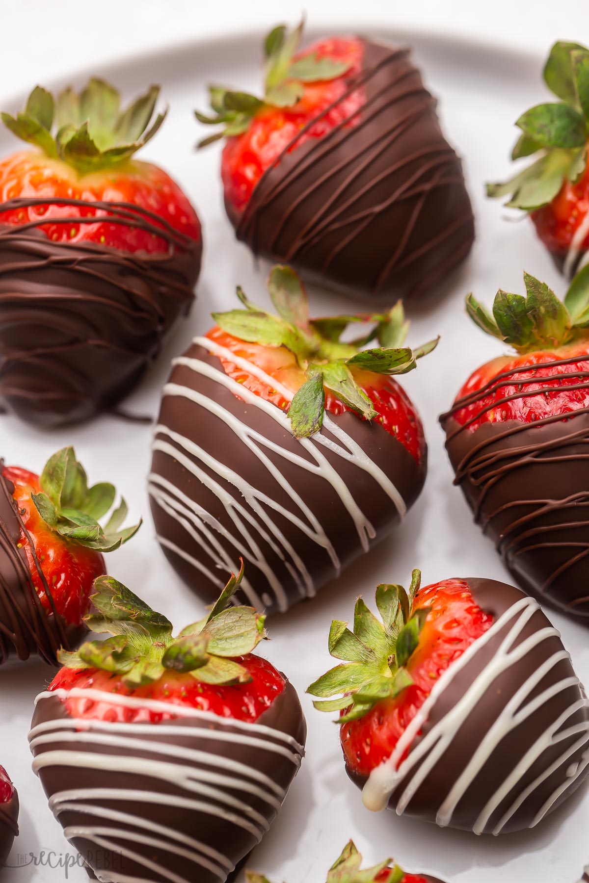 Delicious chocolate covered strawberries
